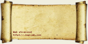 Omilj Stojadinović vizit kartica